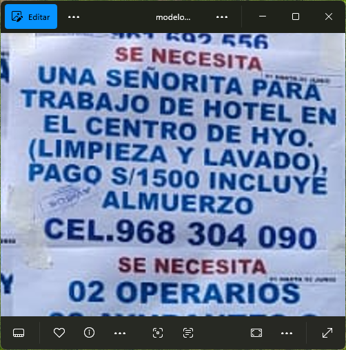 Fachada del lugar de trabajo