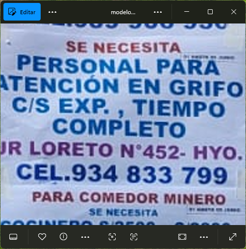 Fachada del lugar de trabajo