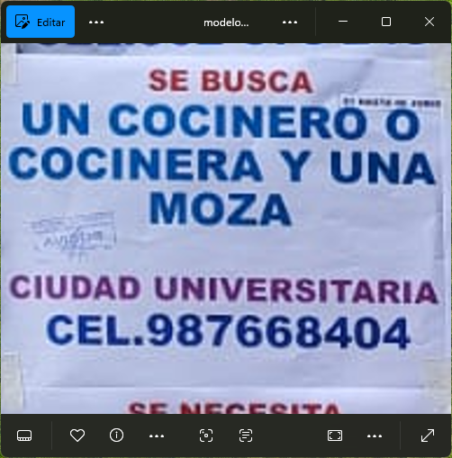 Fachada del lugar de trabajo