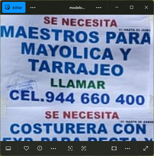 Fachada del lugar de trabajo