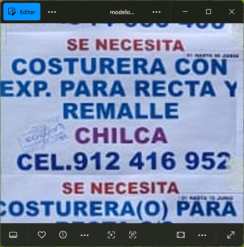 Fachada del lugar de trabajo