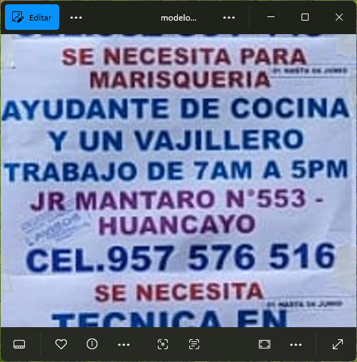 Fachada del lugar de trabajo