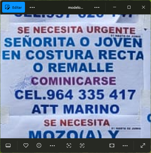 Fachada del lugar de trabajo