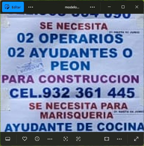 Fachada del lugar de trabajo