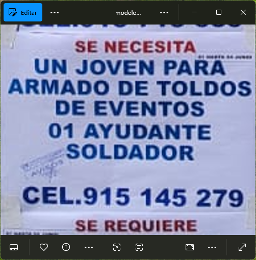 Fachada del lugar de trabajo
