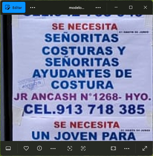 Fachada del lugar de trabajo