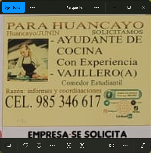 Fachada del lugar de trabajo