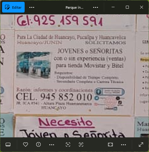 Fachada del lugar de trabajo