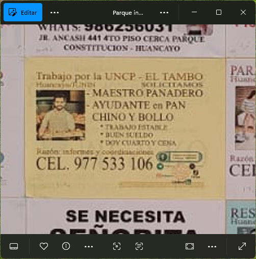 Fachada del lugar de trabajo