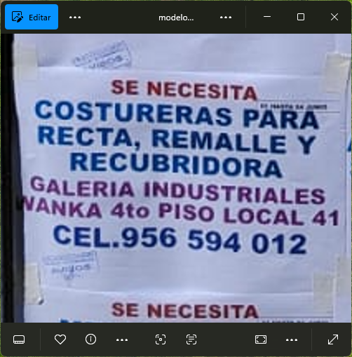 Fachada del lugar de trabajo