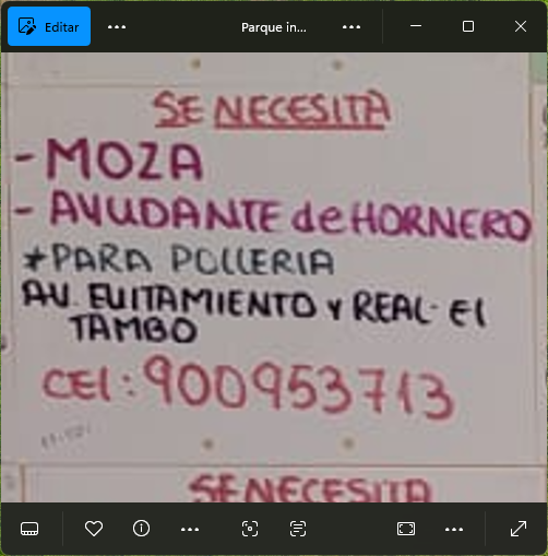 Fachada del lugar de trabajo