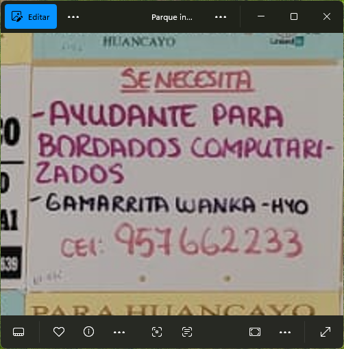 Fachada del lugar de trabajo