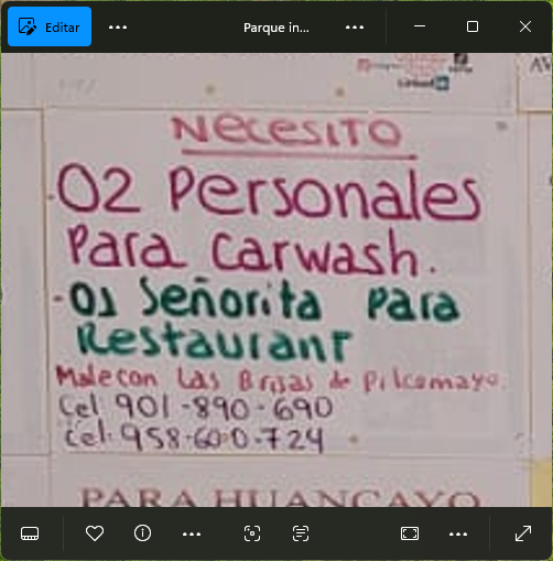 Fachada del lugar de trabajo