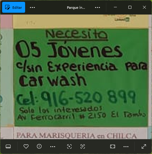 Fachada del lugar de trabajo