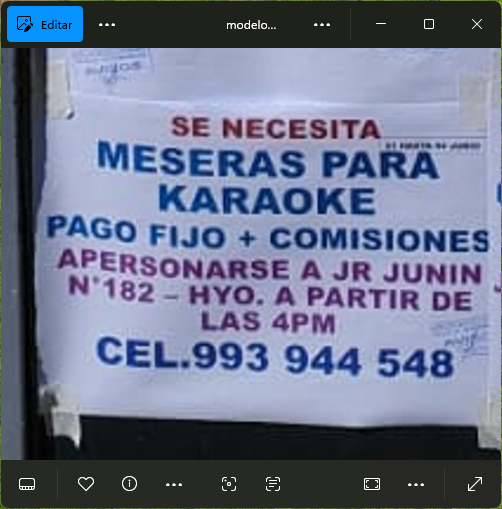 Fachada del lugar de trabajo