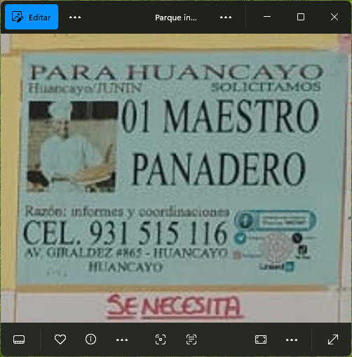 Fachada del lugar de trabajo