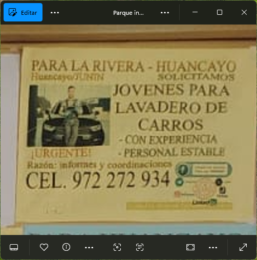 Fachada del lugar de trabajo