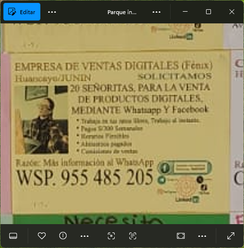 Fachada del lugar de trabajo