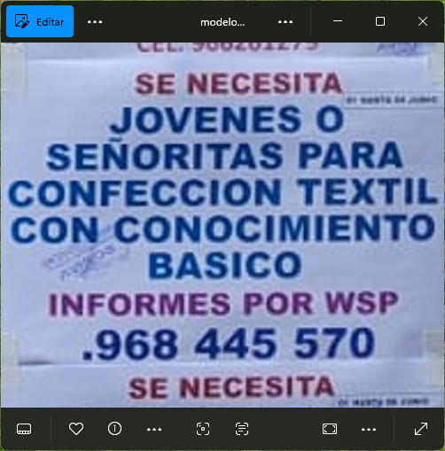 Fachada del lugar de trabajo