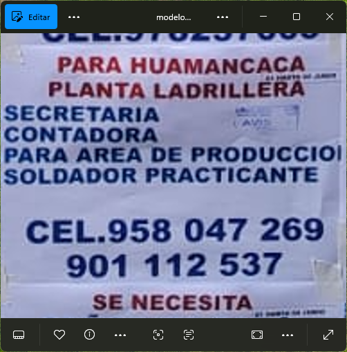 Fachada del lugar de trabajo