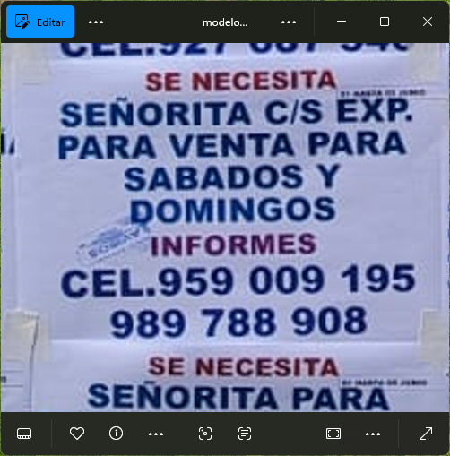 Fachada del lugar de trabajo