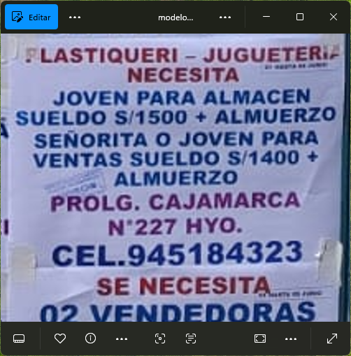 Fachada del lugar de trabajo