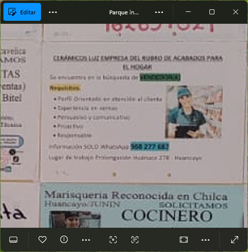 Fachada del lugar de trabajo