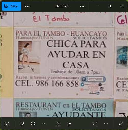 Fachada del lugar de trabajo