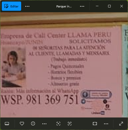 Fachada del lugar de trabajo