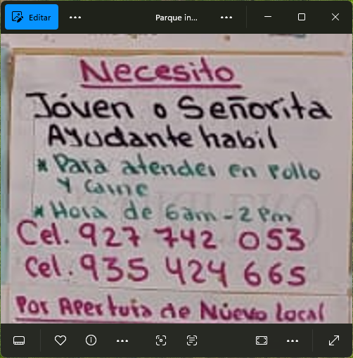 Fachada del lugar de trabajo
