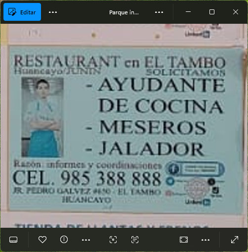 Fachada del lugar de trabajo