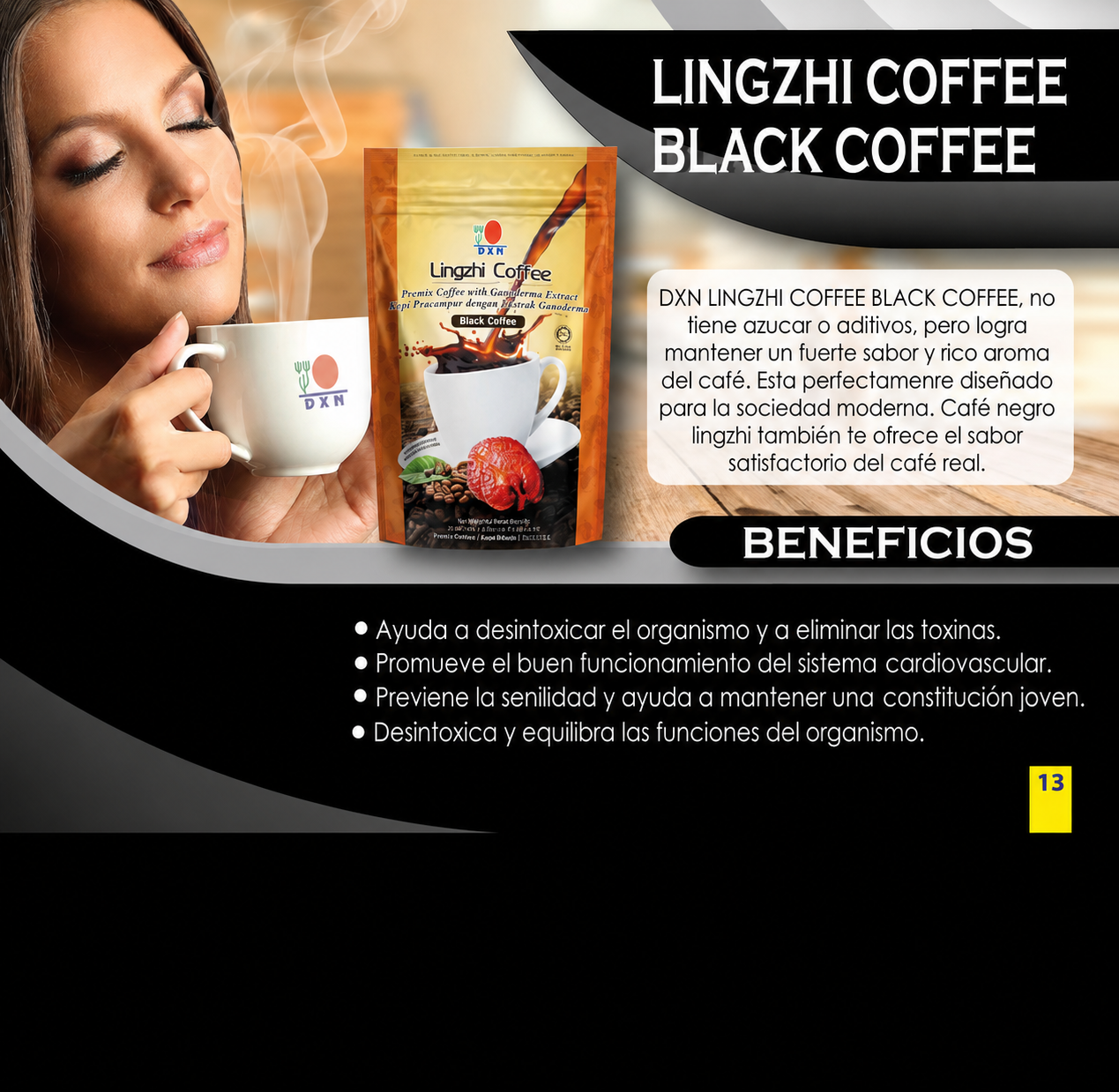 Lingzhi Coffee Black